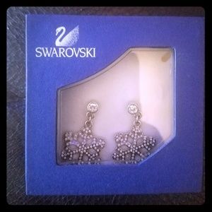Swarovski Snowflake Earrings